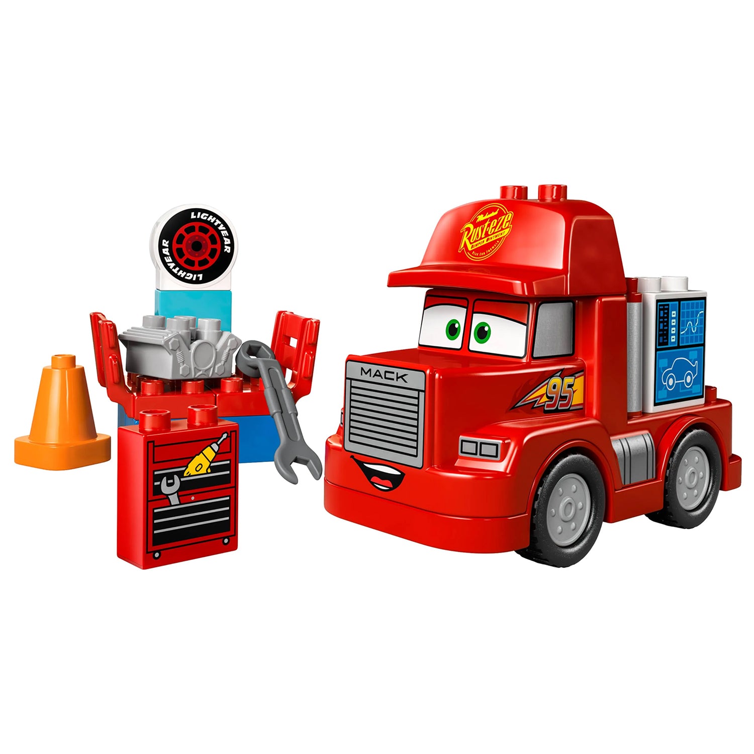 Lego Duplo - Mack na Corrida - Inspiração Disney e Pixar