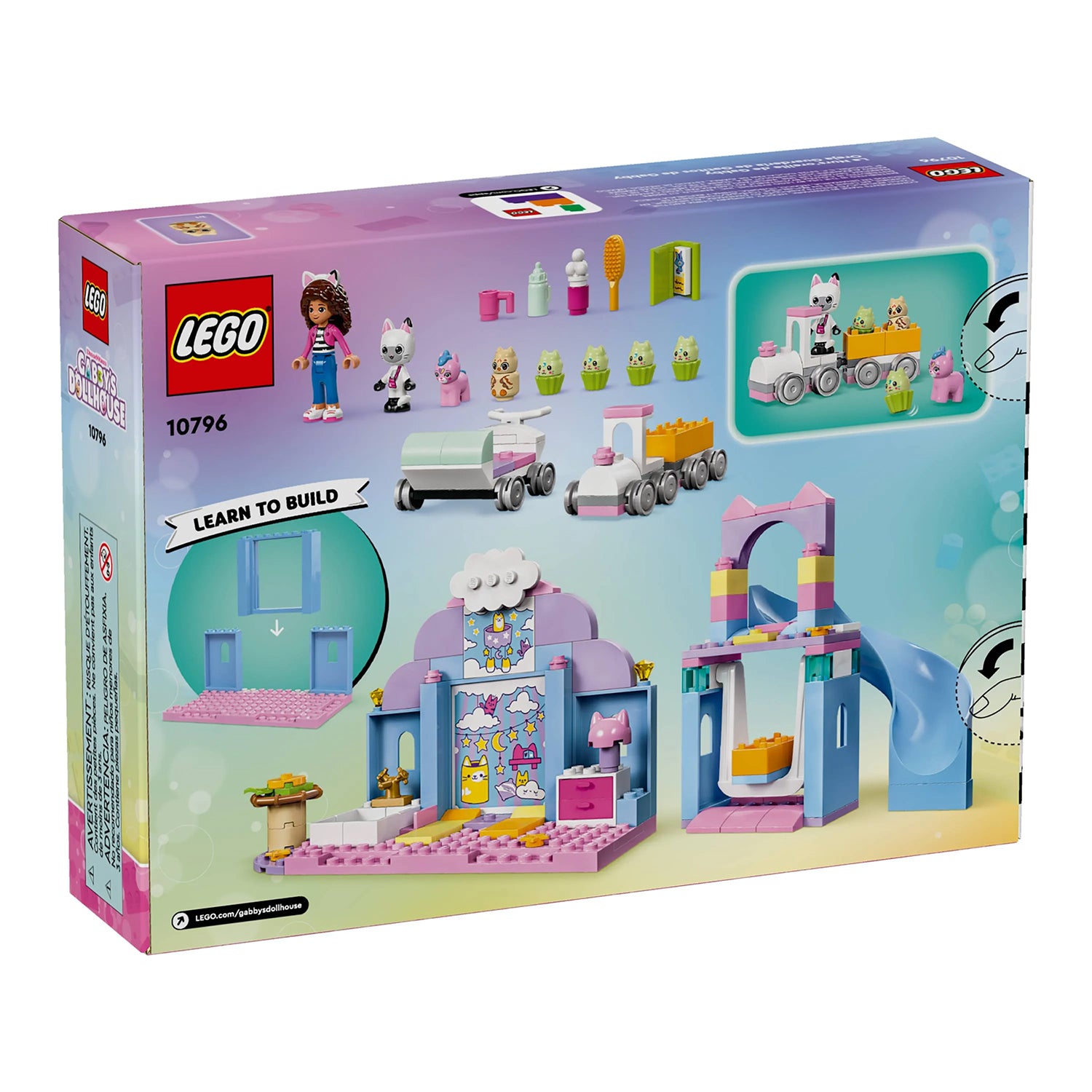 Lego Casa Mágica da Gabby - Orelha Berçário de Gatinhos da Gabby