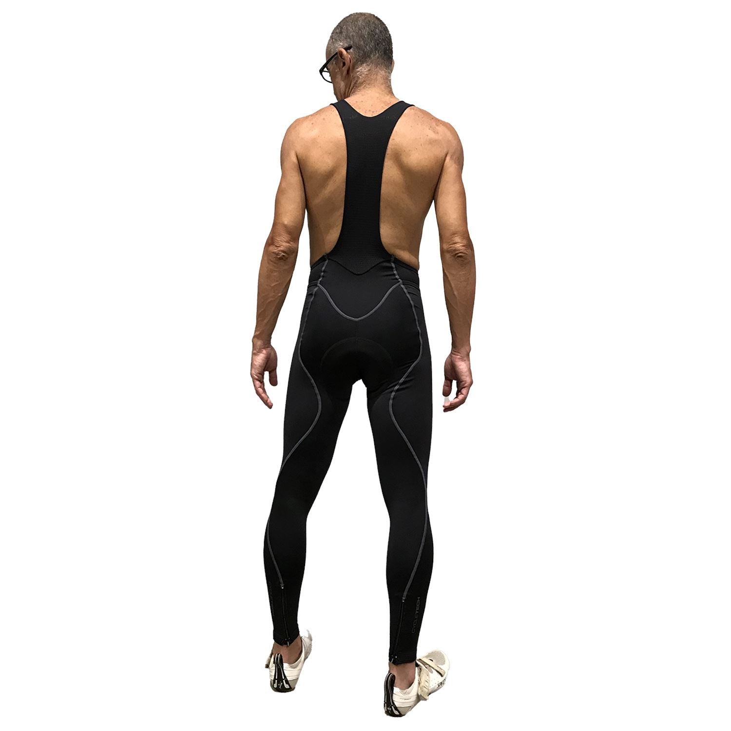 Calça Bretelle Nova Cycletech Masculina Preto com Estanho