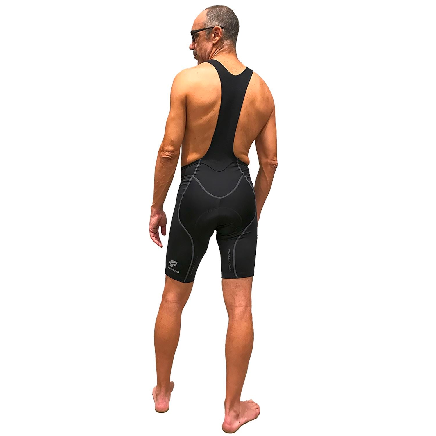 Bretelle Nova Cycletech Masculino Preto com Estanho