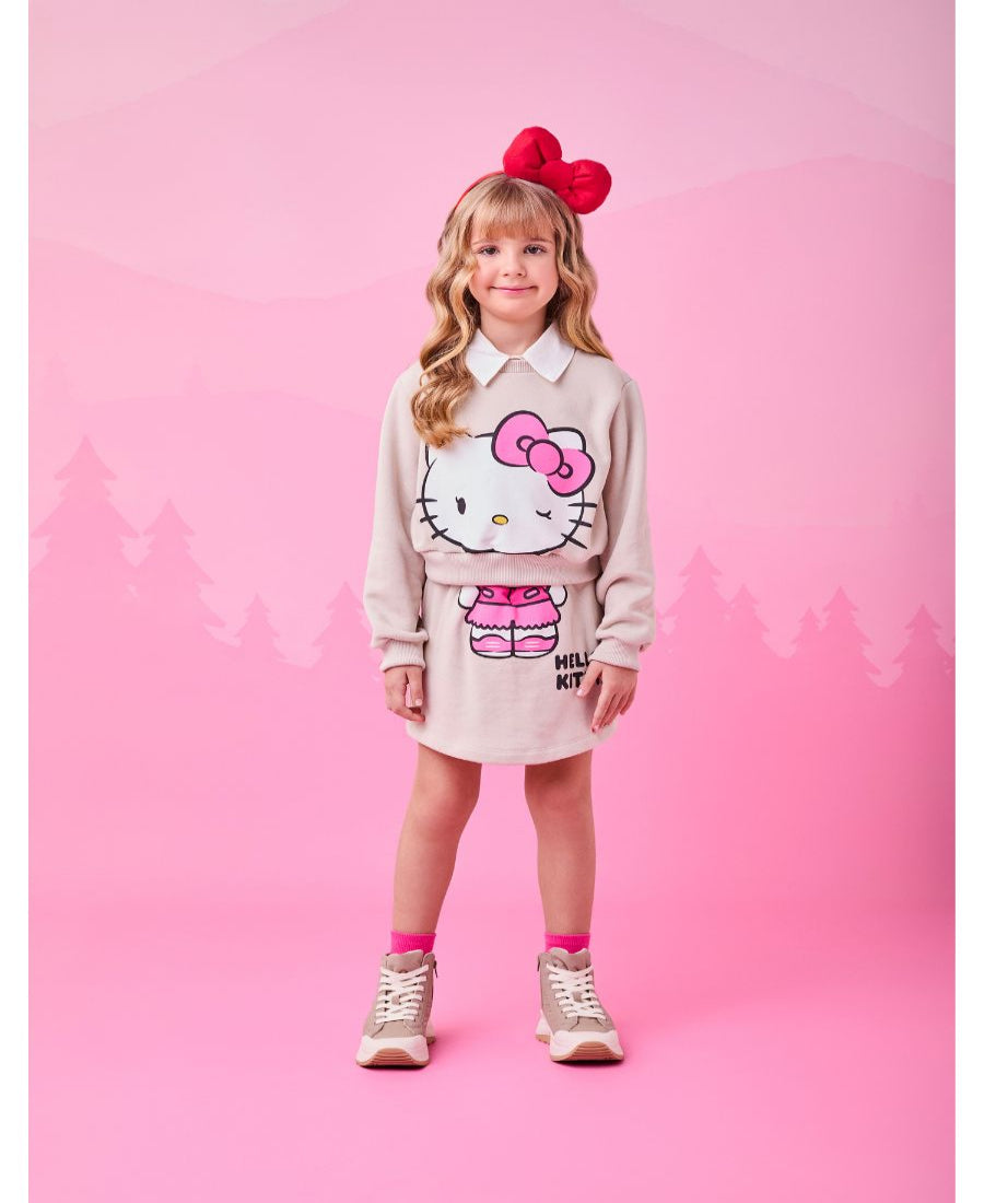 Conjunto Casaco e Shorts HK Argila