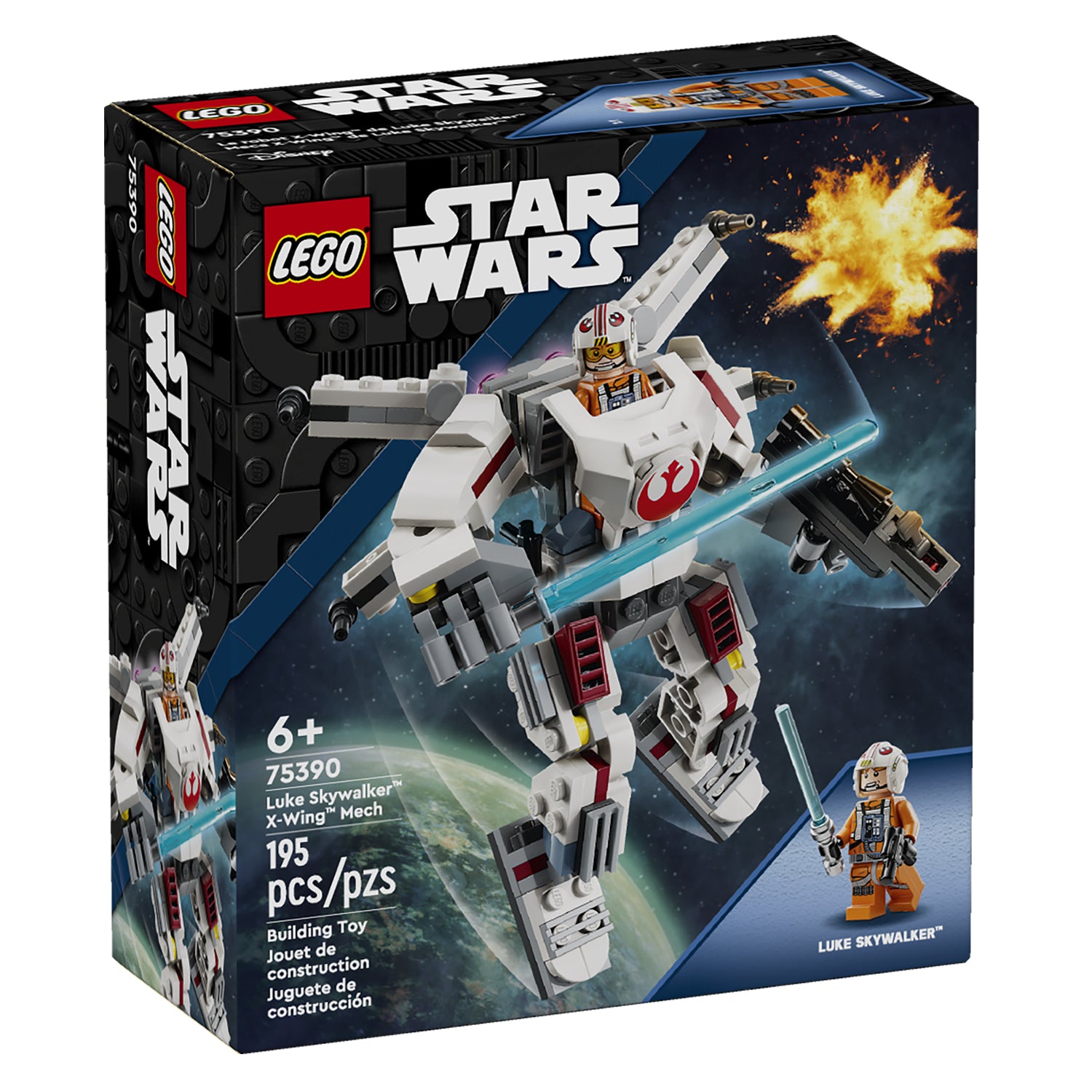 Lego Star Wars - Robô Luke Skywalker X-Wing