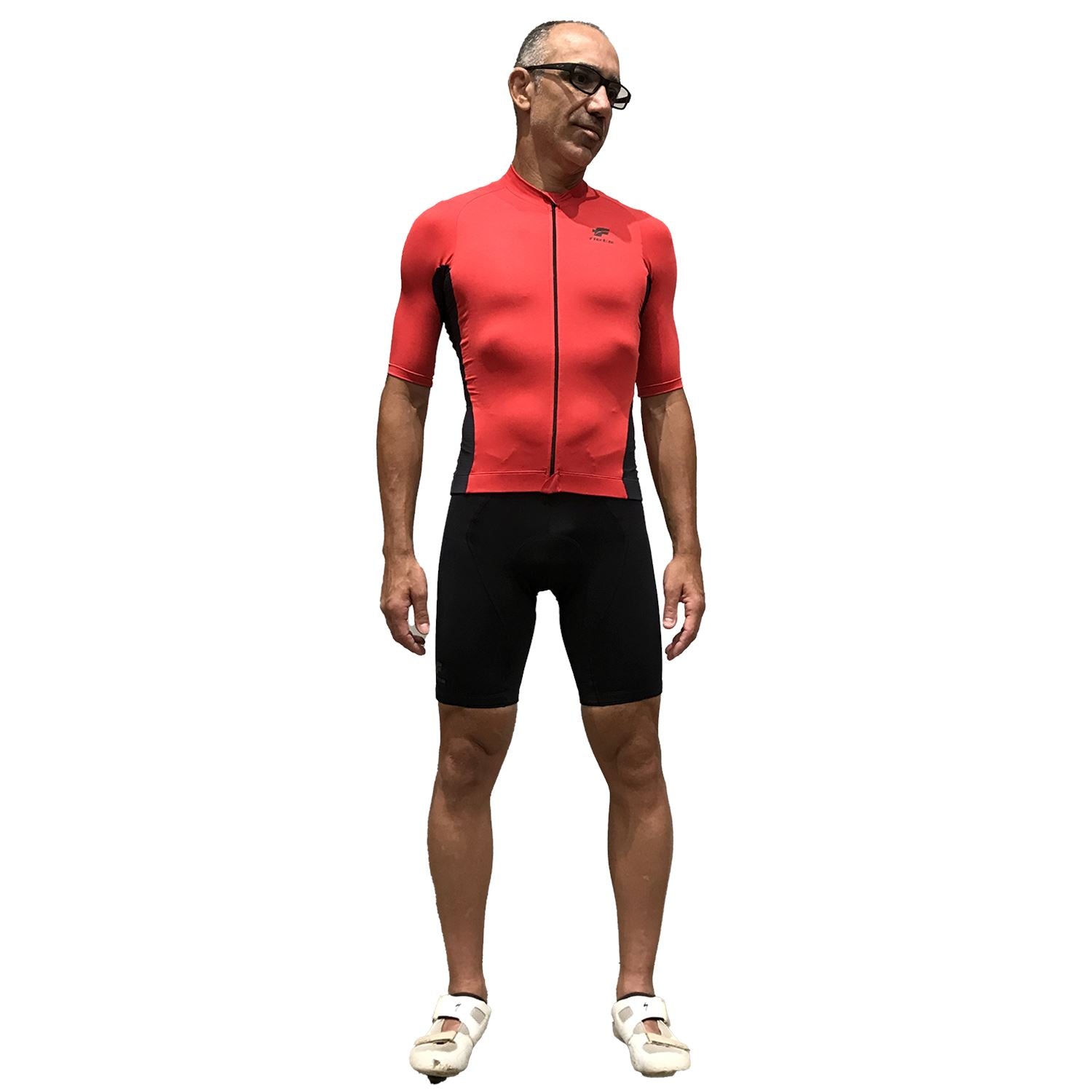Jersey Manga Curta Nova Cycletech Vermelho