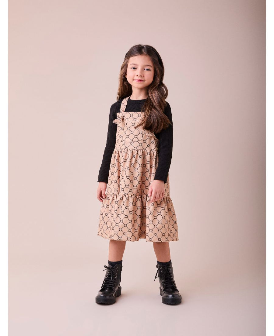 Salopete Momi Kids Monograma Cotelê