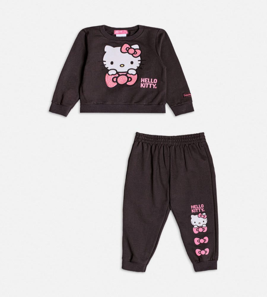 Conjunto Casaco e Calça HK Grafite Escuro