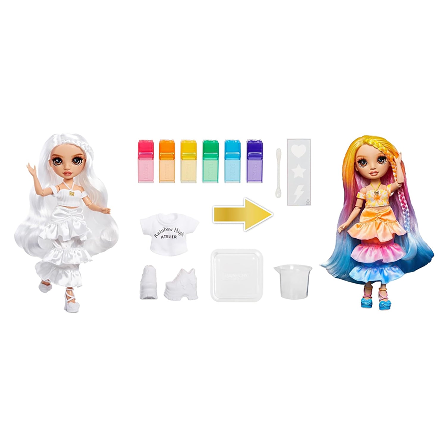 Boneca Rainbow High Color & Create Olhos Marrons