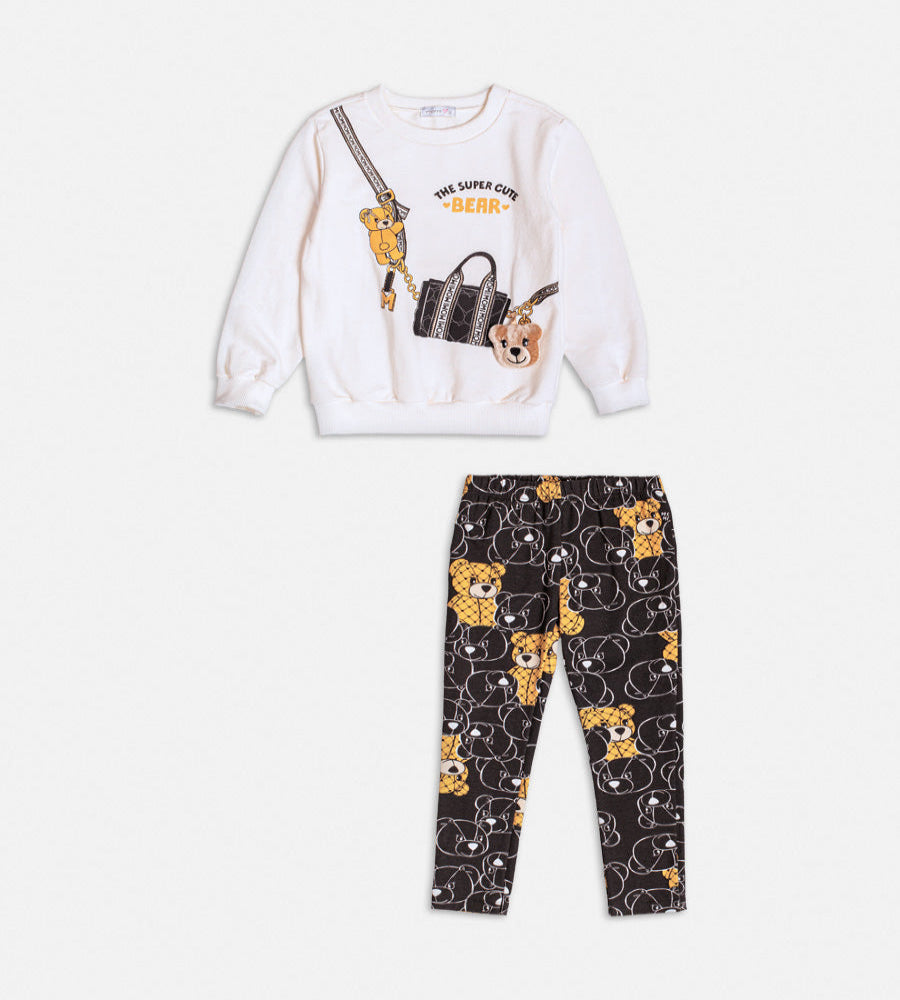 Conjunto Casaco e Legging Pérola