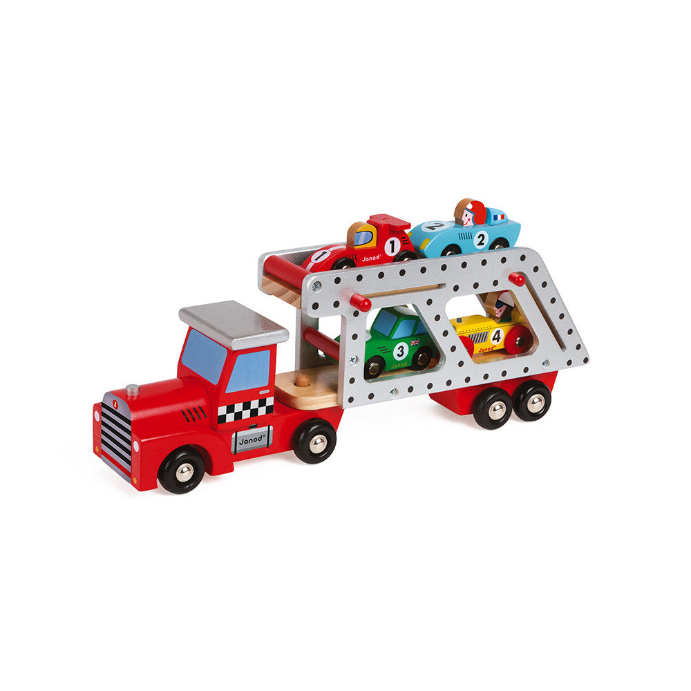 Caminhão Cegonha com 4 Carrinhos Speed Racer