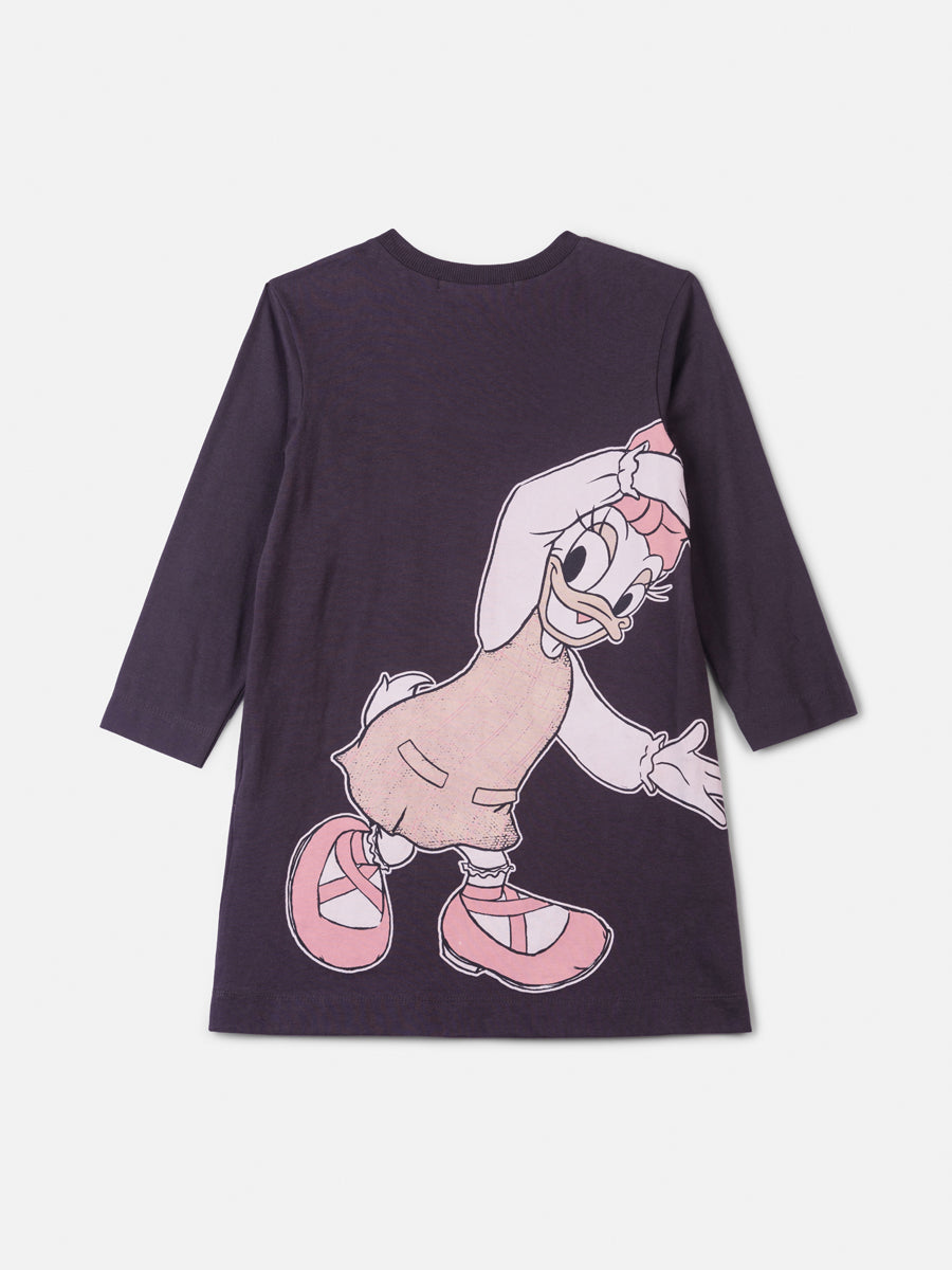 Vestido ML Licenciado Disney Grafite Escuro