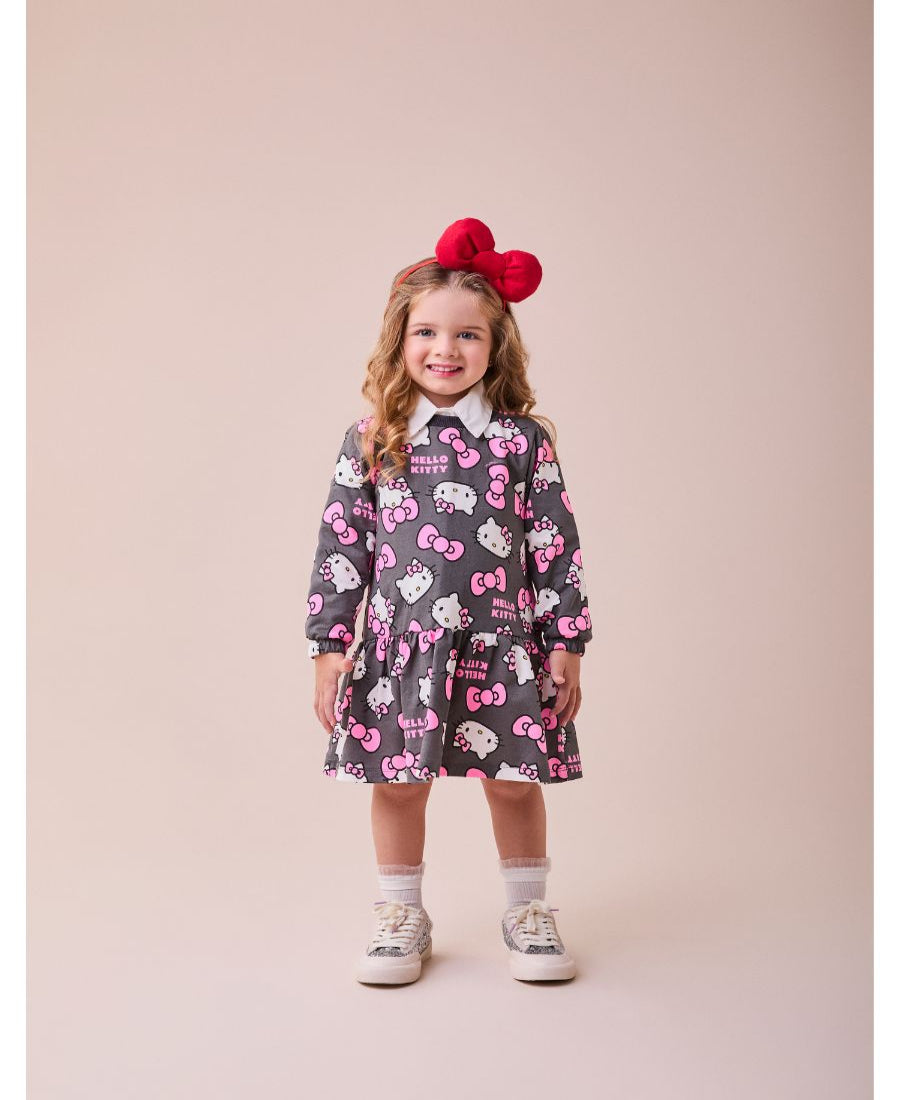 Vestido ML  Hello Kitty Laços