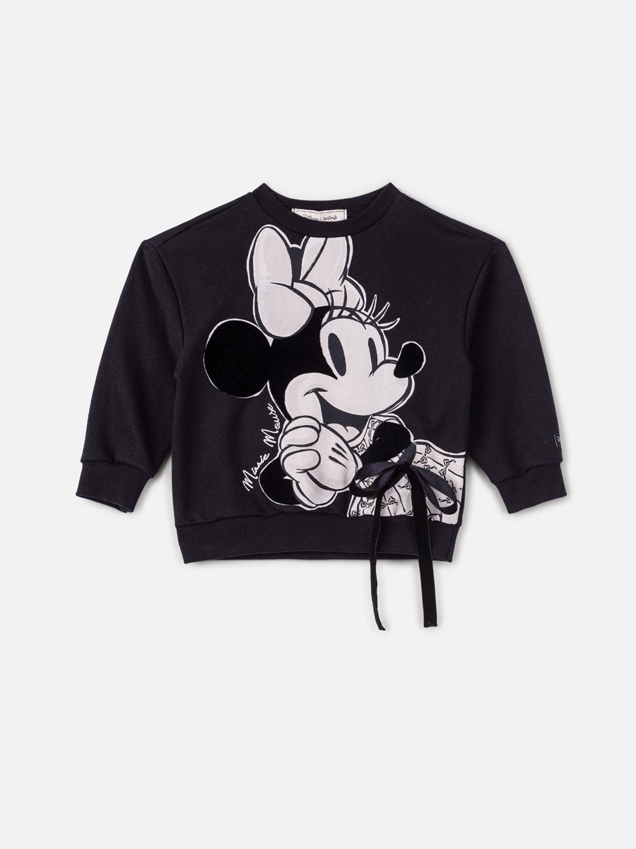 Blusão Minnie Animê Petite Preto