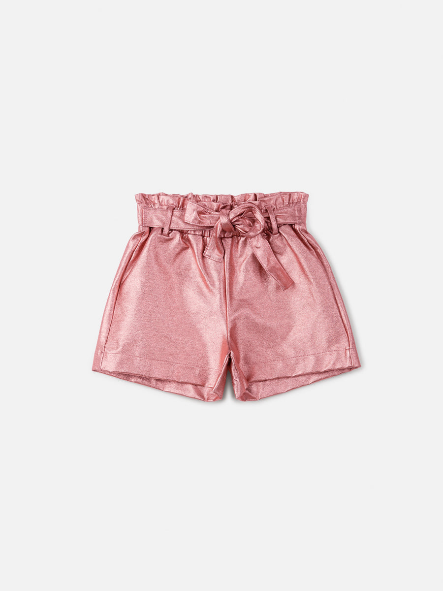 Shorts Metalizado Rosa Classic Rosé
