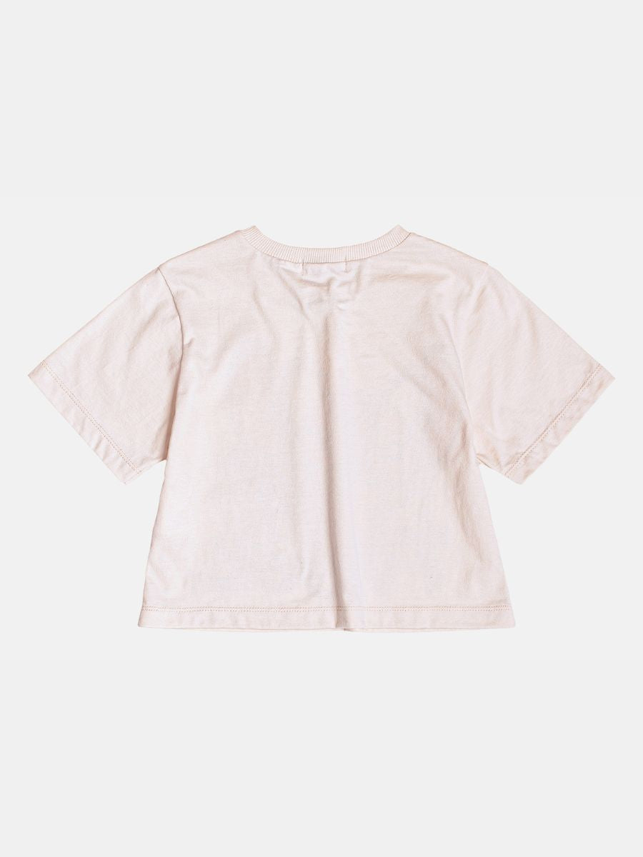 Blusa Angel com Strass Bege