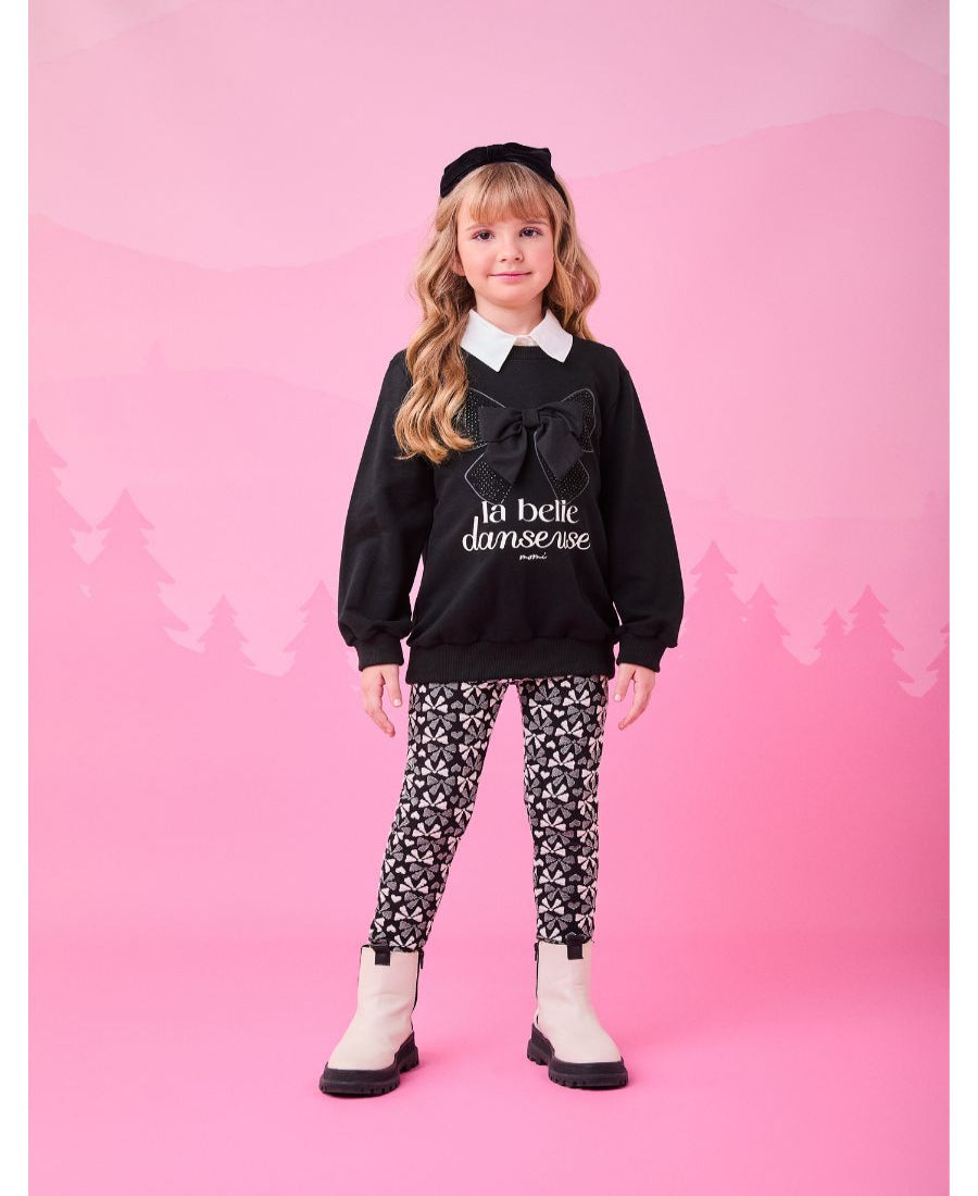 Conjunto Casaco e Legging Preto