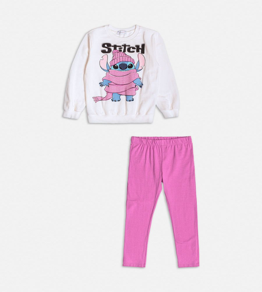 Casaco Stitch com Strass Pérola