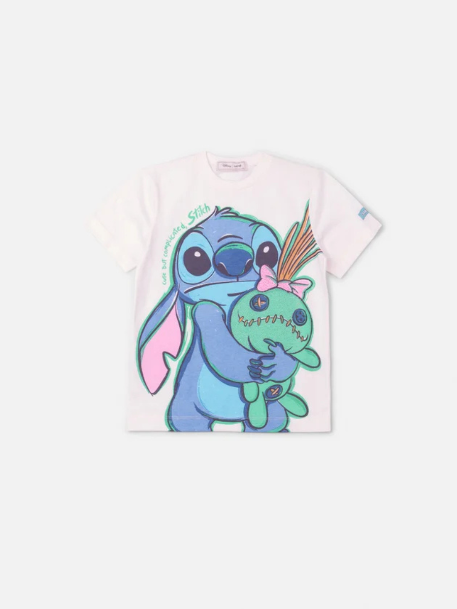 Blusa Licenciada Disney Pérola Stitch