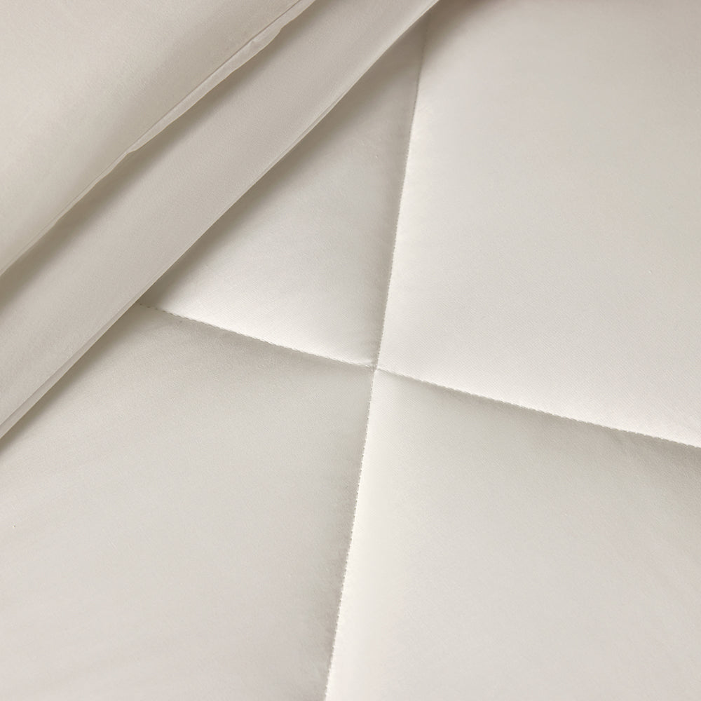Edredom Queen Trussardi 300 Fios Algodão Egípcio Grasso Branco