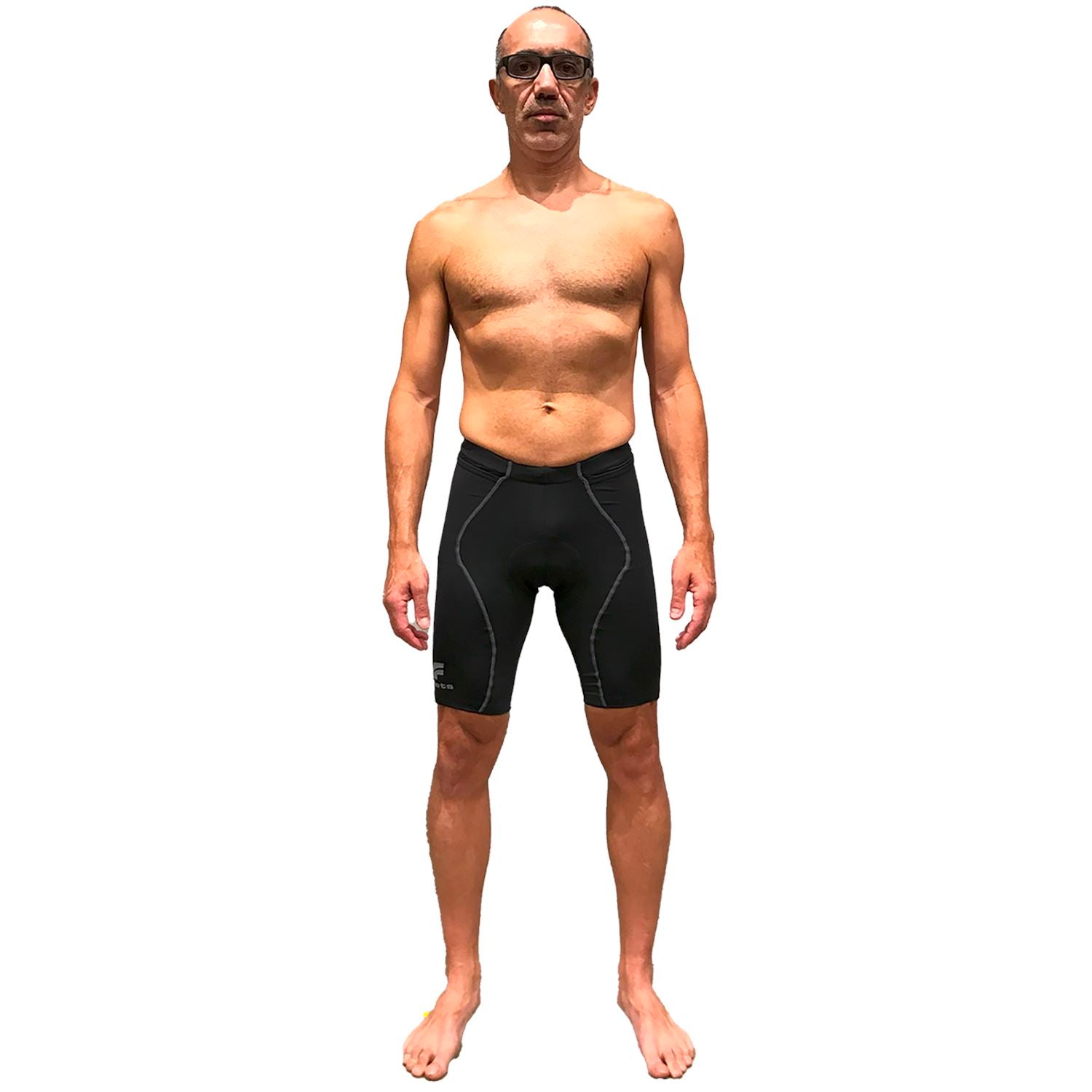 Bermuda Nova Cycletech Masculina Preto com Estanho