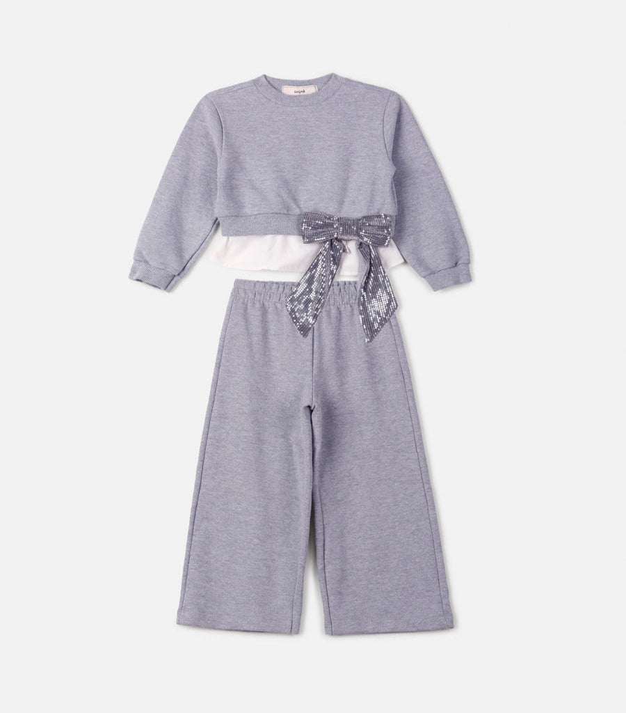 Conjunto Casaco e Calça Mescla