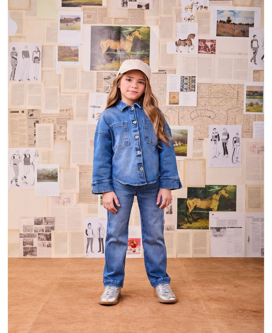 Calça Jeans infantil feminina