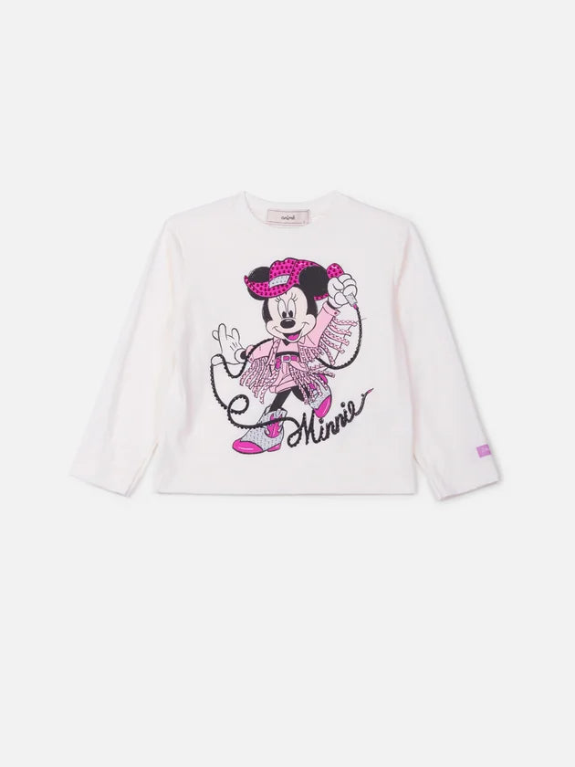 Blusa Minnie Mouse Pérola