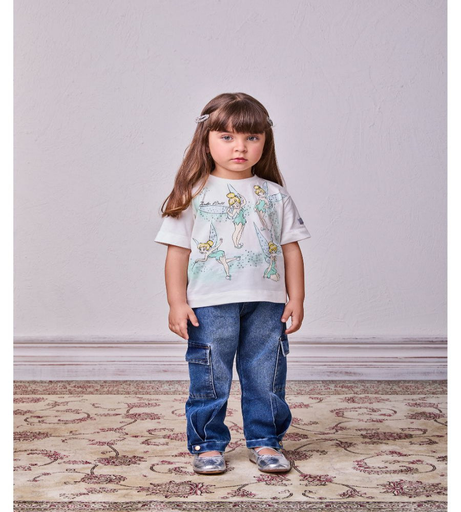 Blusa MC Tinkerbell Pérola