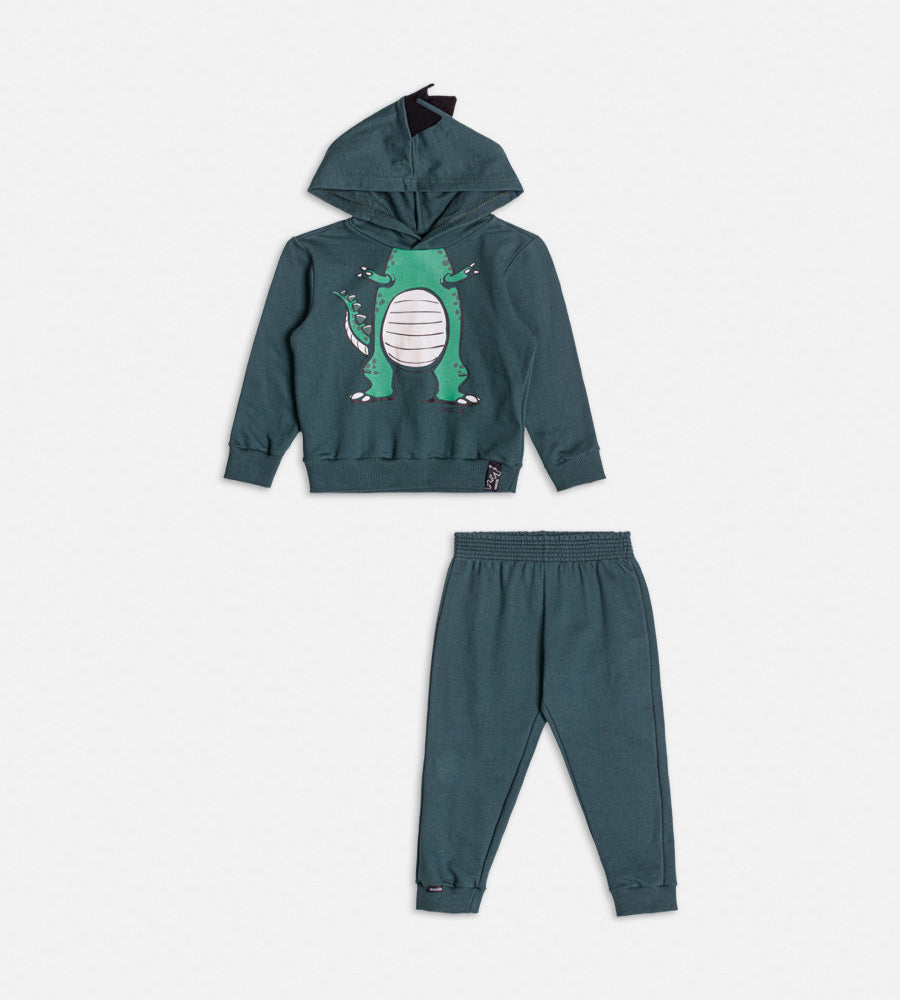 Conjunto Blusão e Calça Verde Garrafa