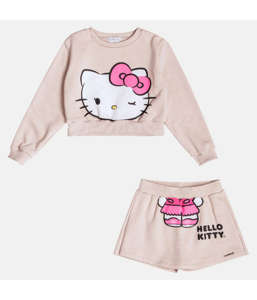 Conjunto Casaco e Shorts HK Argila