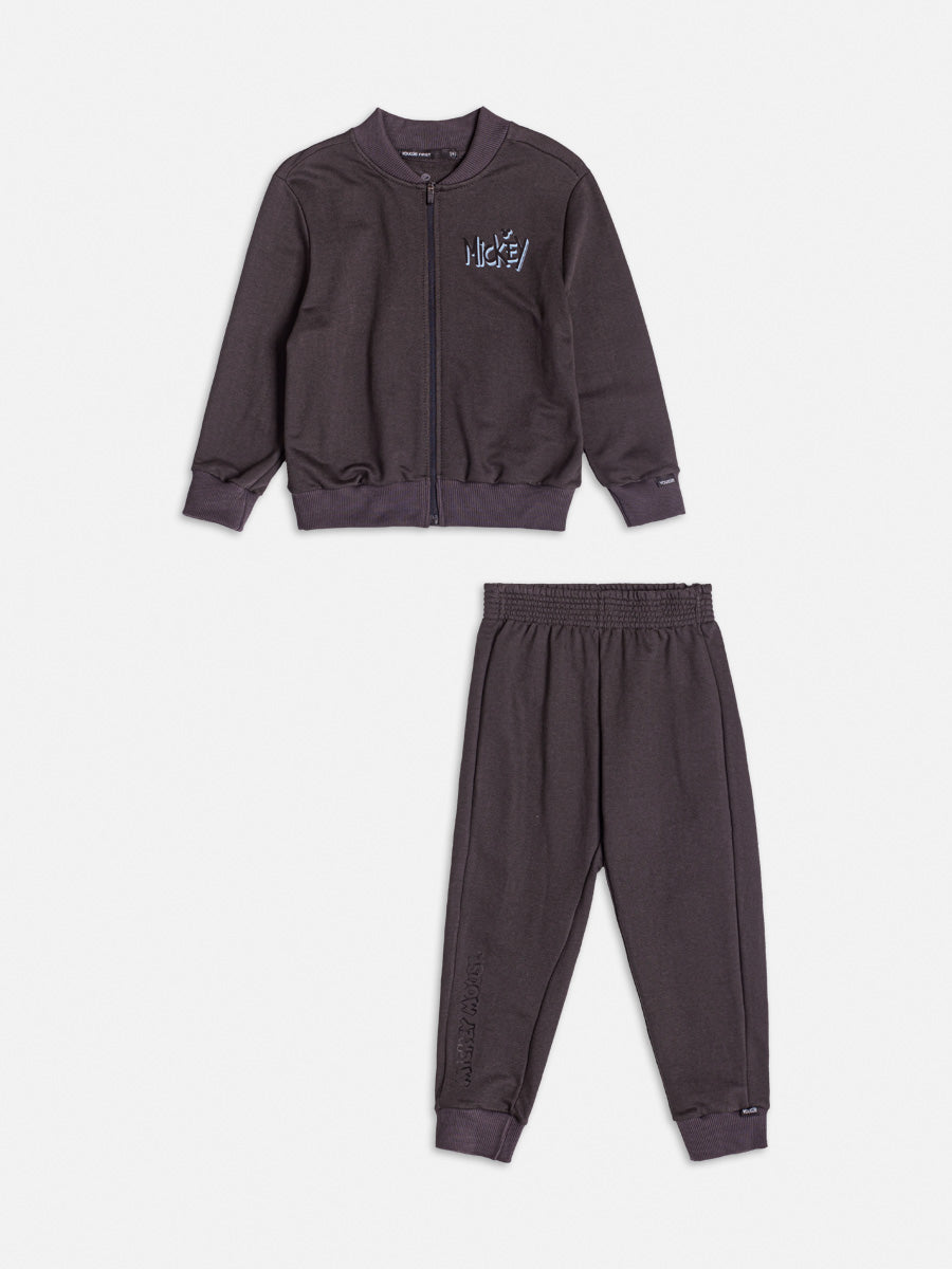Conjunto Jaqueta e Calça Grafite Escuro