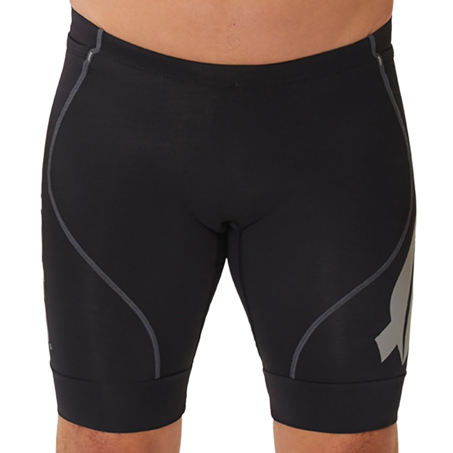 Bermuda Running Masculina Preto logo F Estanho