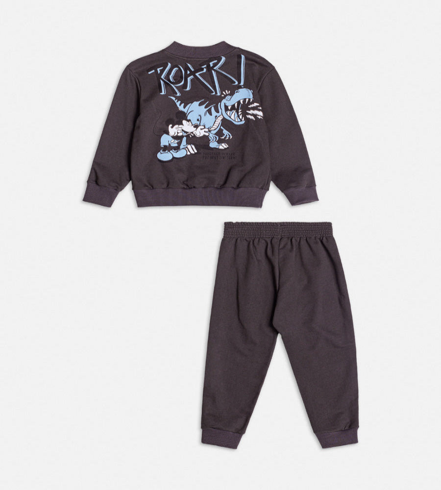 Conjunto Jaqueta e Calça Grafite Escuro