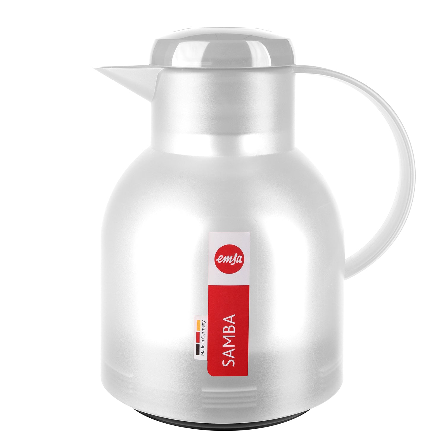 Garrafa Térmica 1L Quick Press Samba Emsa Branca