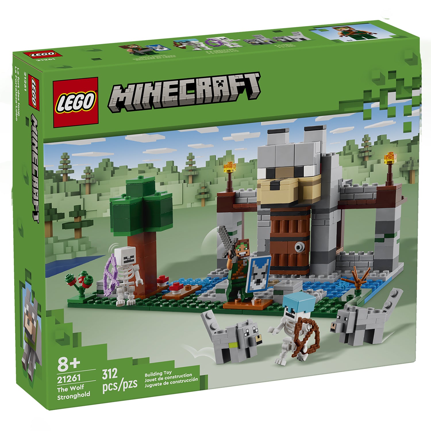 Lego Minecraft - A Fortaleza dos Lobos