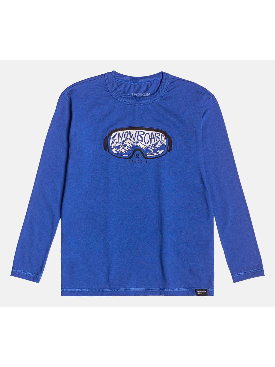 T-Shirt ML Youccie Azul Royal