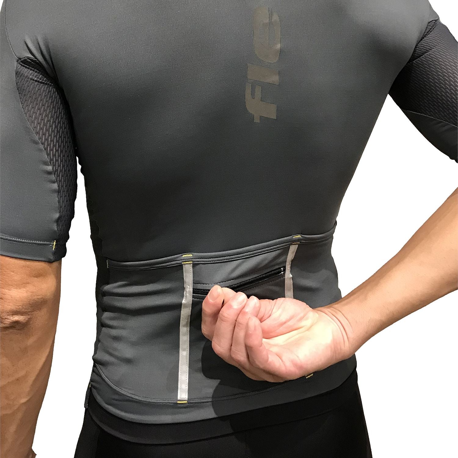 Jersey Manga Curta Nova Cycletech Estanho