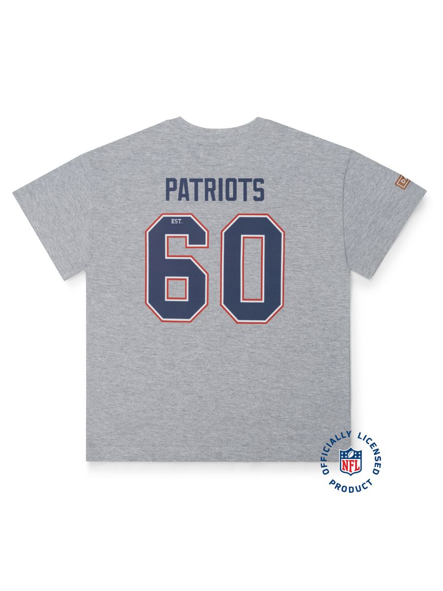 Patriots Camiseta Brasão Cinza