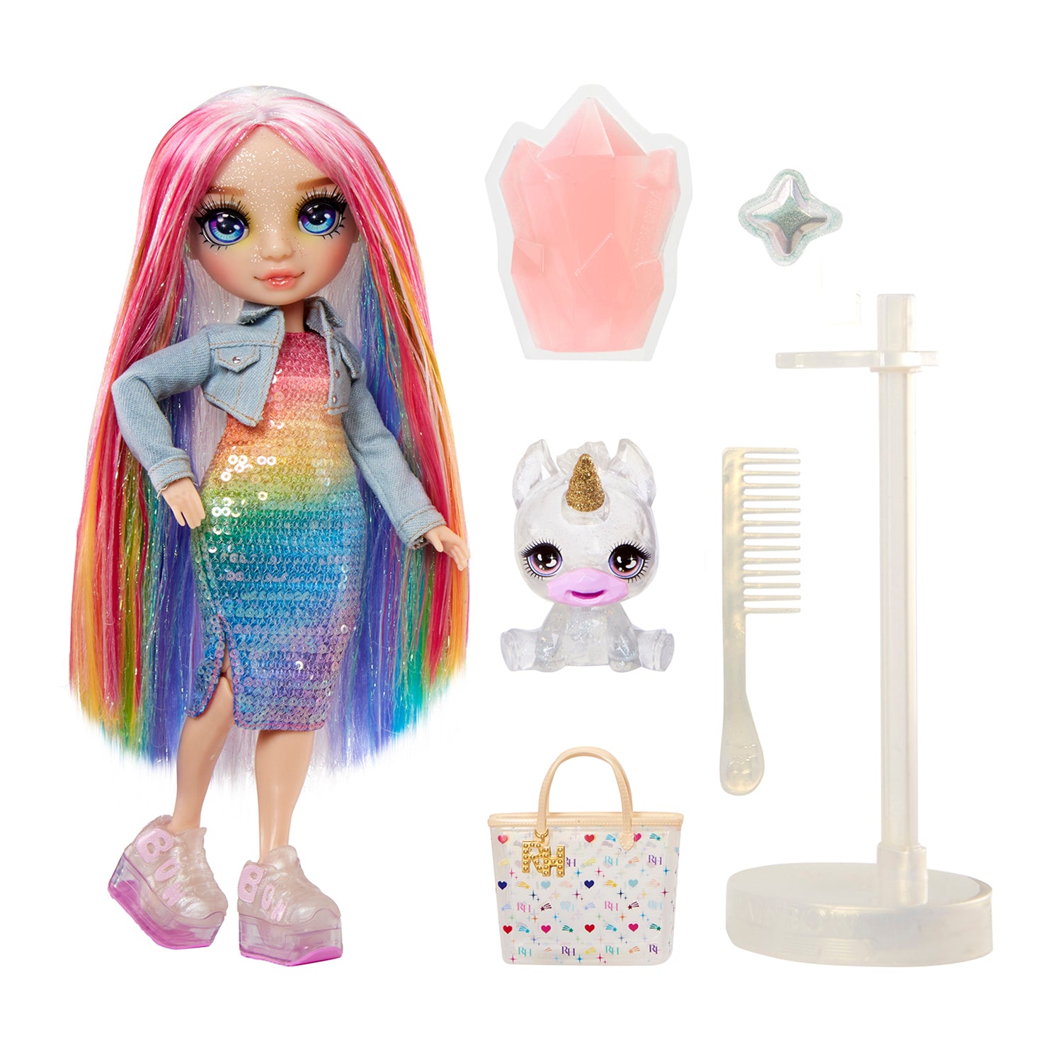 Boneca Classic Rainbow Fashion Doll - Amaya 28 cm (Arco-Íris)