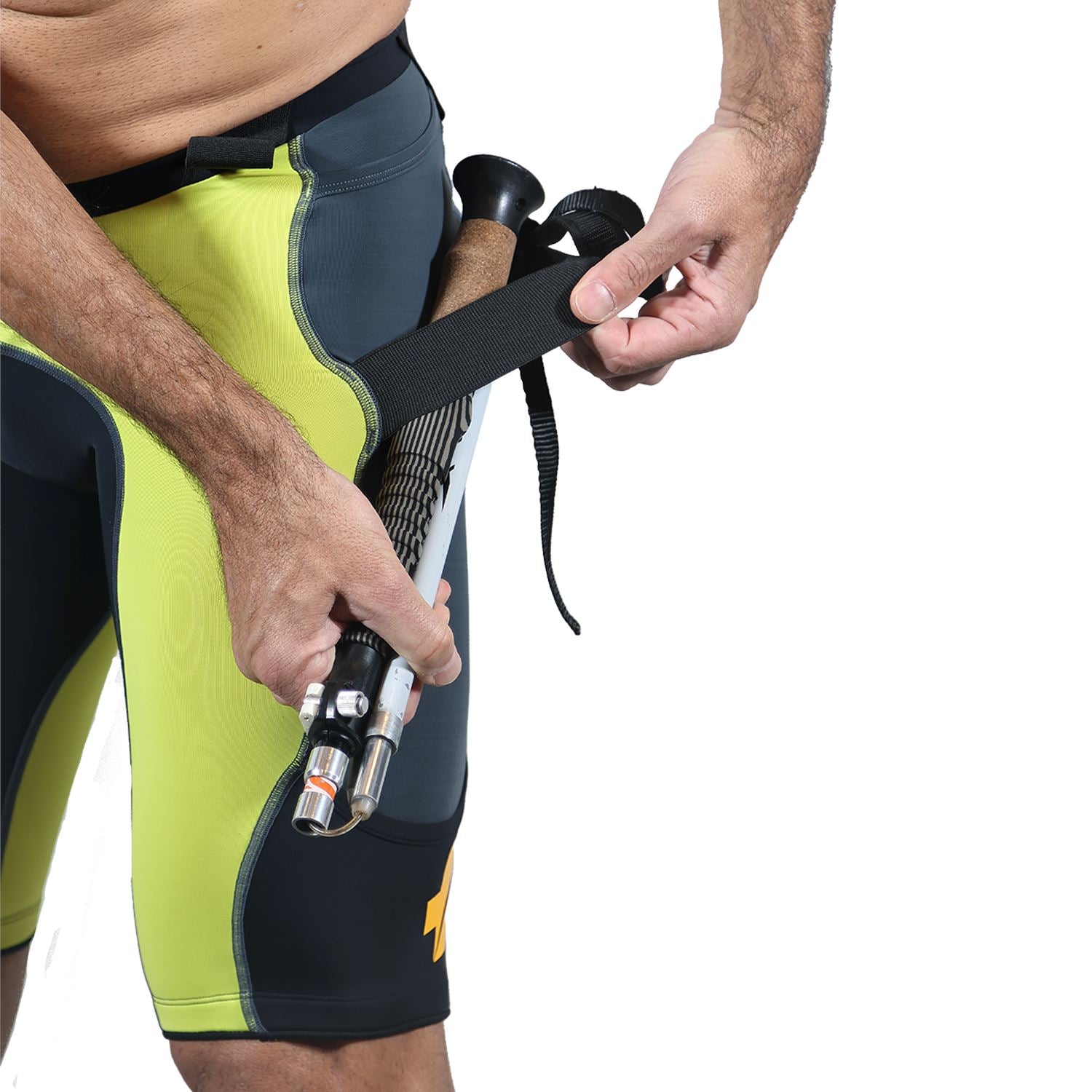 Bermuda Trail Running Verde com Preto Masculina