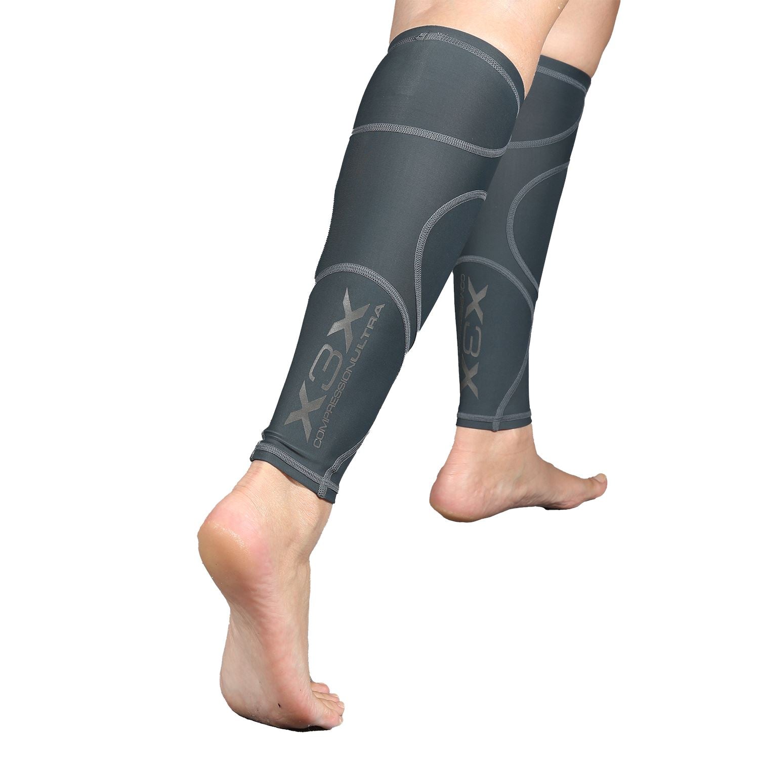 Polaina X3X Compression Ultra Unissex Estanho