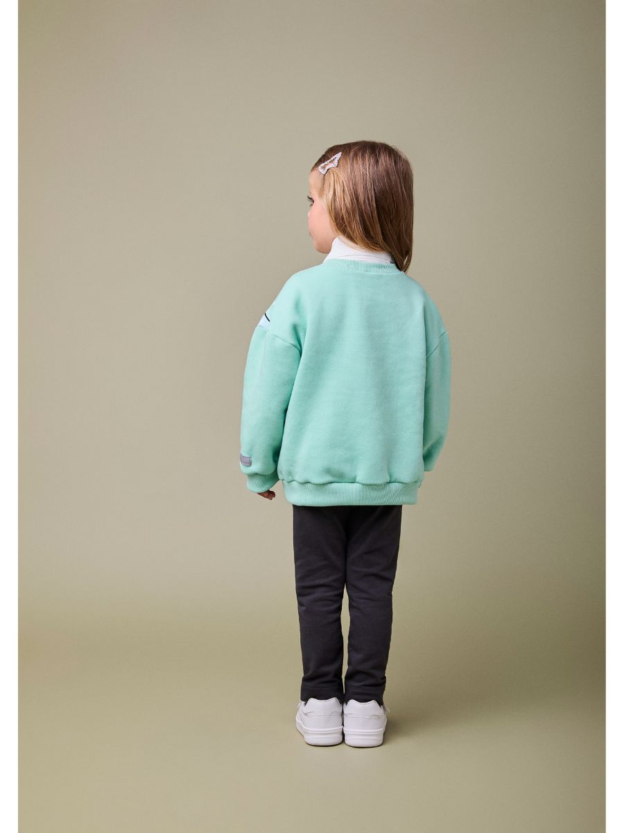 Conjunto Casaco e Legging Verde Chá