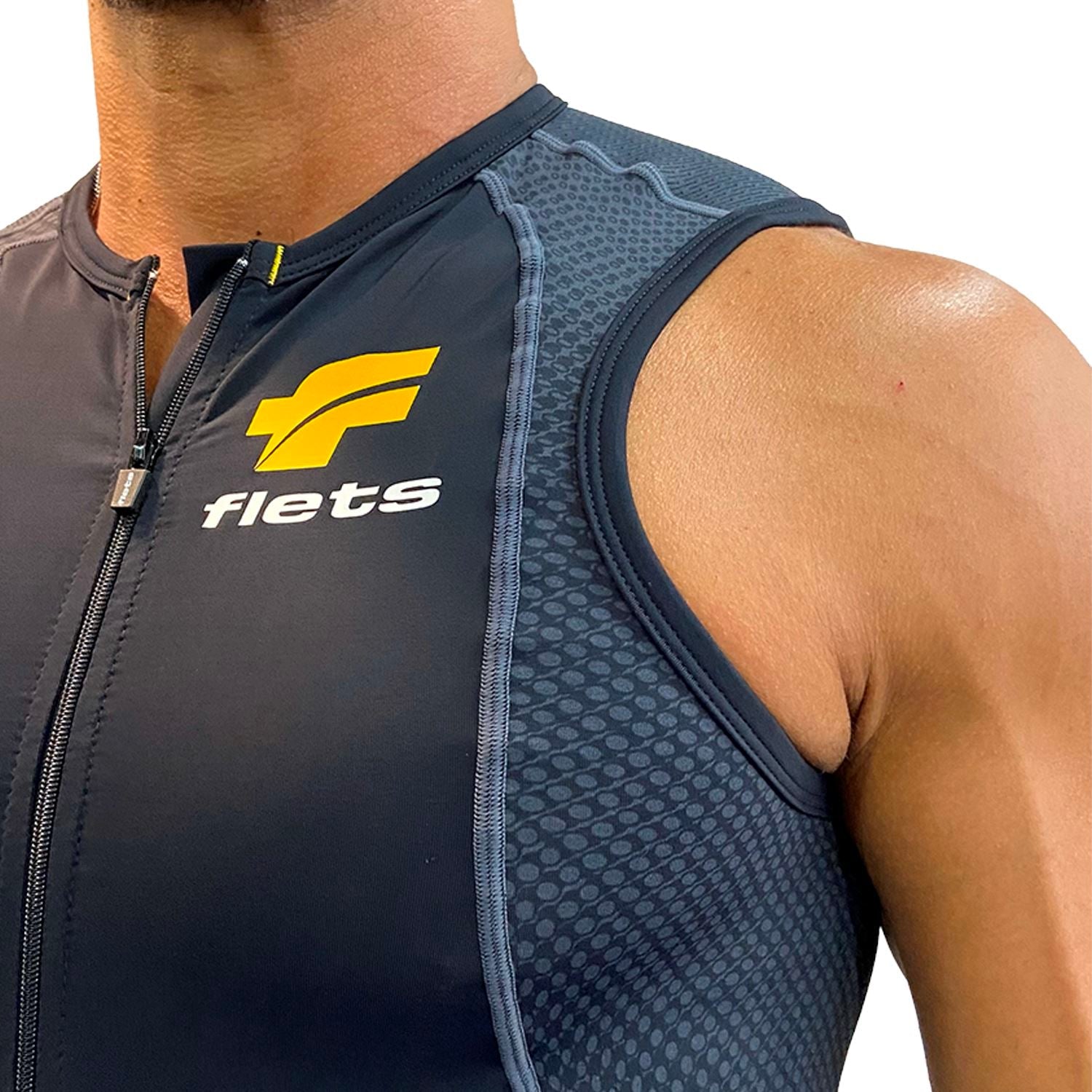 Regata Multisport Tri-Run Masculina Preta com FFE