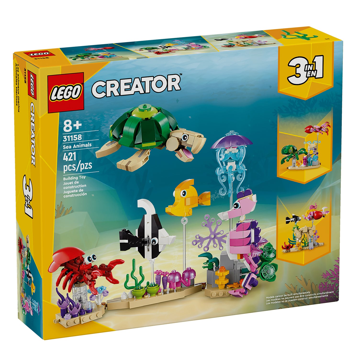 Lego Creator 3 em 1 - Animais Marinhos