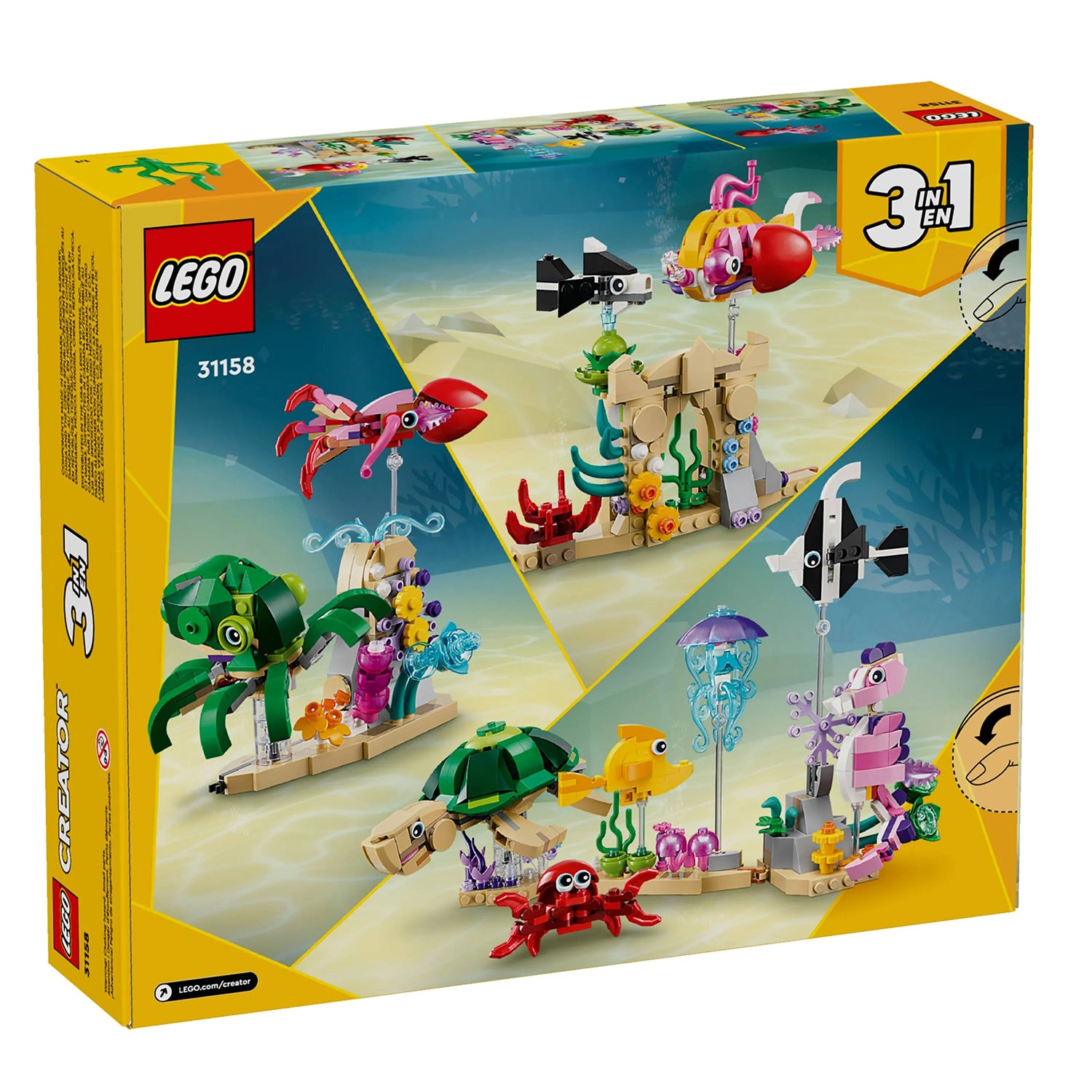 Lego Creator 3 em 1 - Animais Marinhos