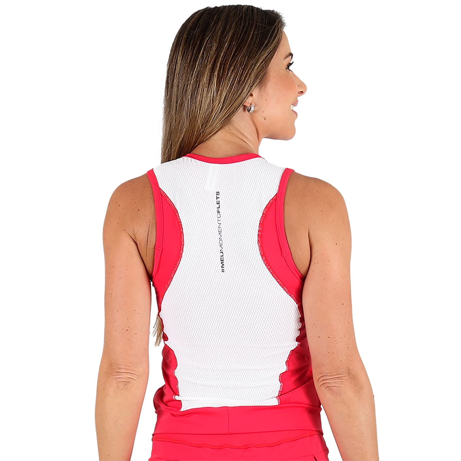 Regata Feminina Top Vermelho