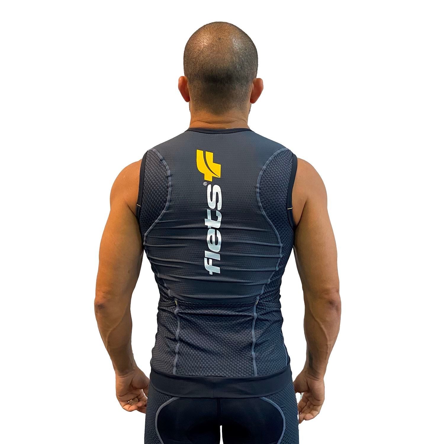 Regata Multisport Tri-Run Masculina Preta com FFE