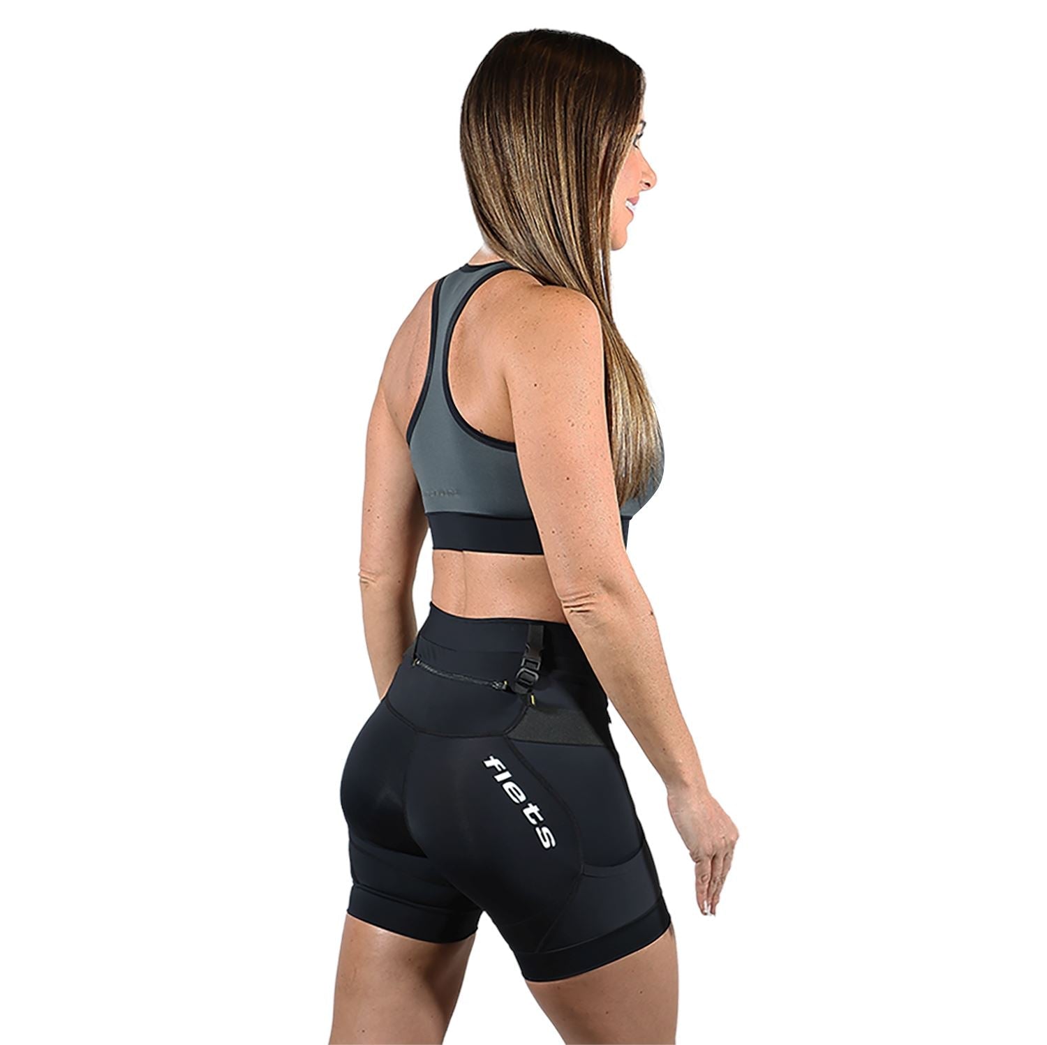 Bermuda Trail Running Feminina Preto