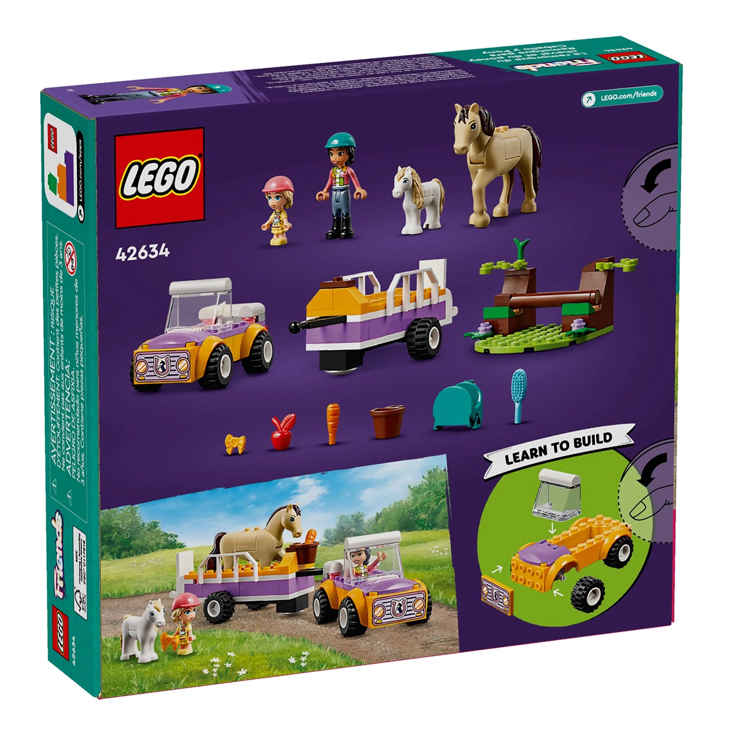 Lego Friends - Trailer de Cavalo e Pônei