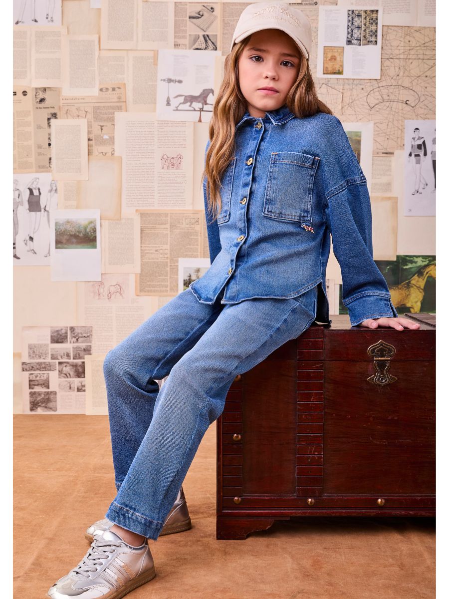 Calça Jeans infantil feminina