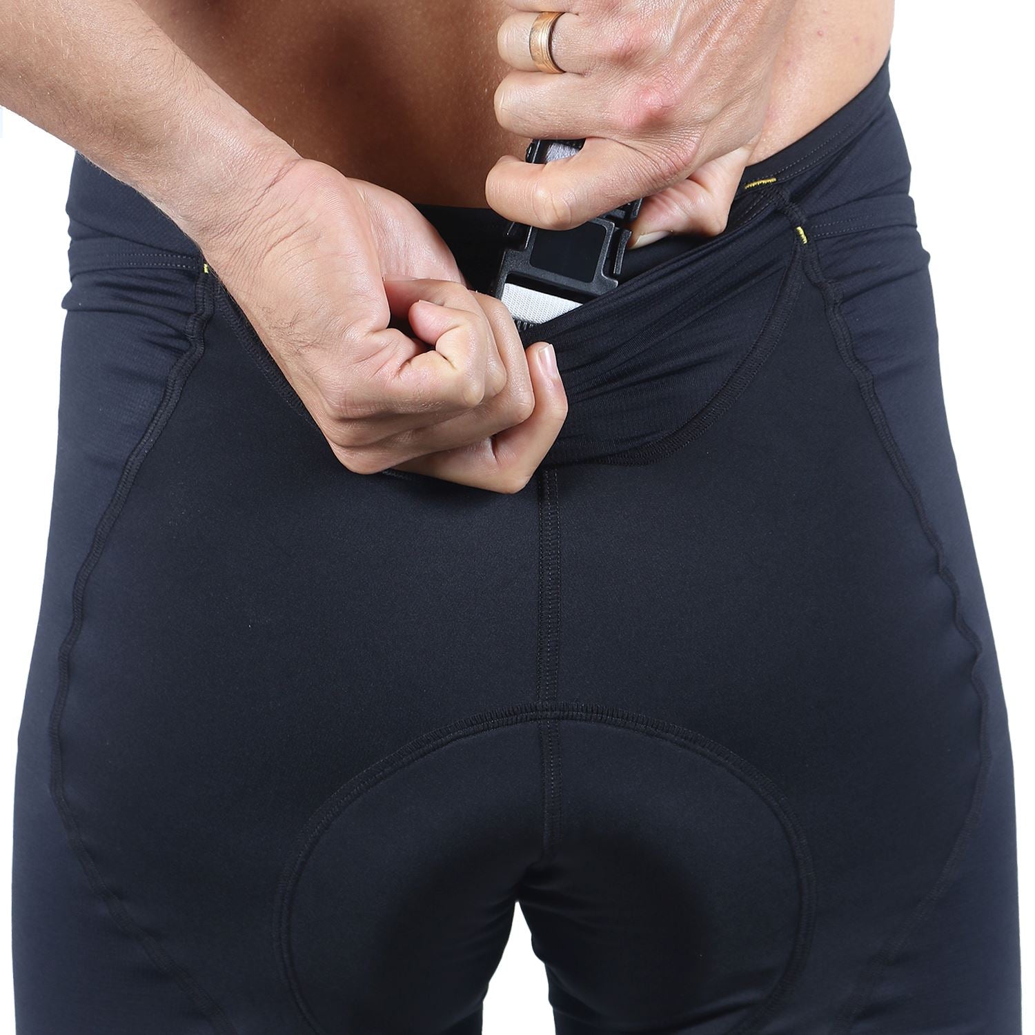 Bretelle Pee and Poop Easy Preto Masculino