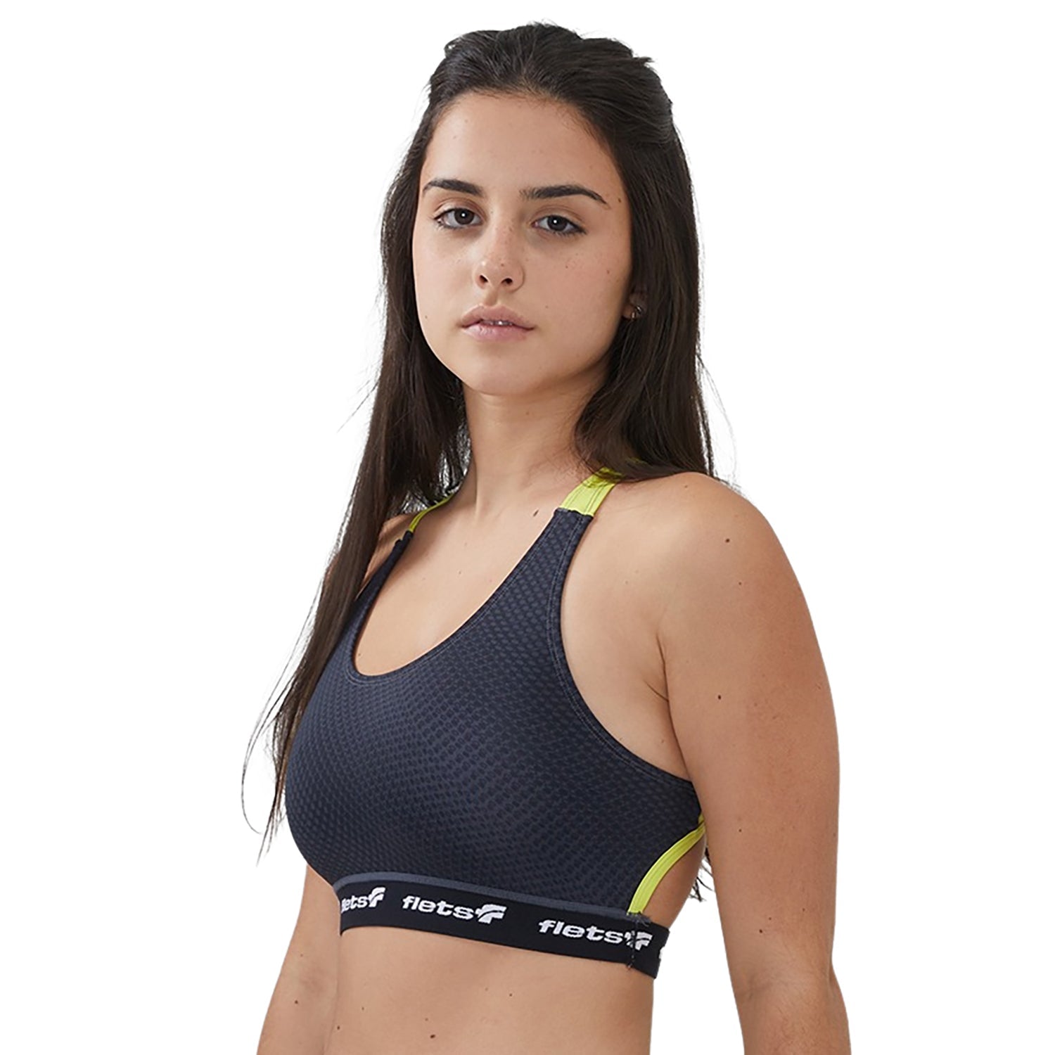 Top Costa X ffe detalhe Verde Elástico Logo